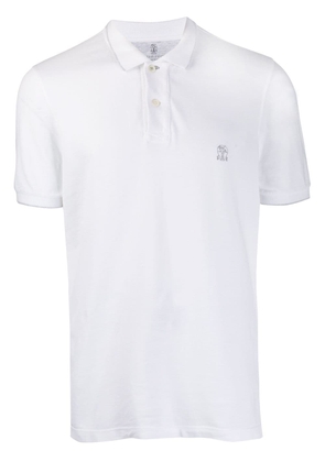 Brunello Cucinelli classic polo shirt - White