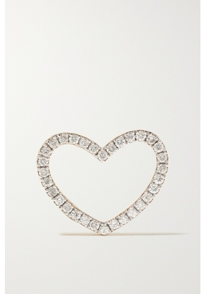 Yvonne Léon - Open Heart 18-karat Gold Diamond Single Earring - One size