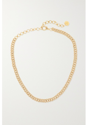 SHAY - Mini 18-karat Gold Diamond Choker - One size