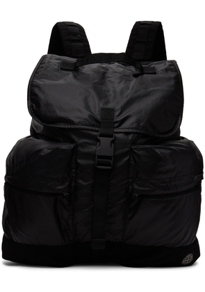 Stone Island Black Patch Backpack