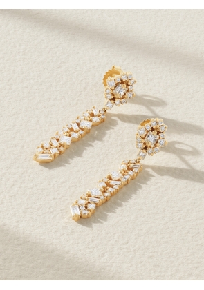 Suzanne Kalan - La Fantasie 18-karat Gold Diamond Earrings - One size