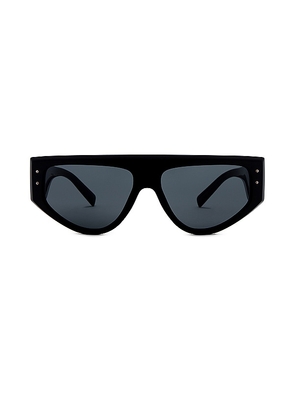 Dolce & Gabbana Flat Top Sunglasses in Black.