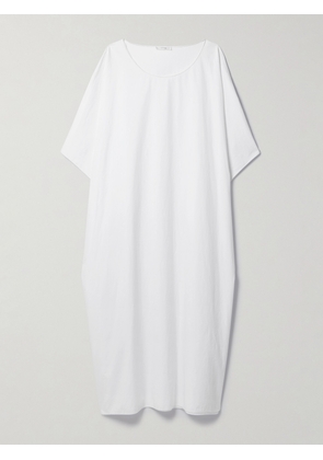 The Row - Isora Oversized Cotton-poplin Midi Dress - Off-white - x small,small,medium,large