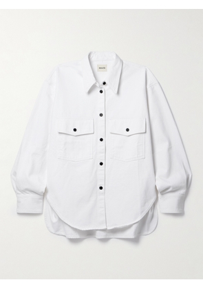 KHAITE - Mahmet Oversized Denim Shirt - White - x small,small,medium,large,x large