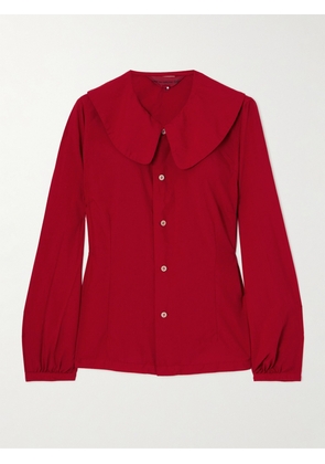 Comme des Garçons GIRL - Poplin Shirt - Red - x small,small,medium,large