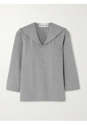 Comme des Garçons GIRL - Cotton-jersey Top - Gray - x small,small,medium,large