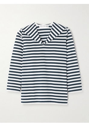 Comme des Garçons GIRL - Striped Cotton-jersey Top - Blue - x small,small,medium,large