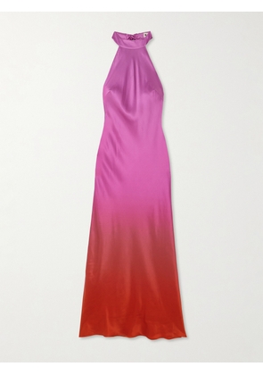 RIXO - Savona Dégradé Silk Gown - Pink - UK 6,UK 8,UK 10,UK 12,UK 14,UK 16,UK 20