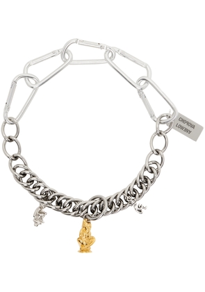 Chopova Lowena Silver Cornish Pixie Charm Necklace