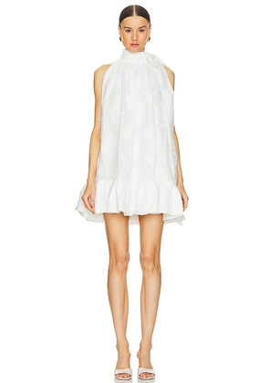 Clea Atticus Mini Dress in White. Size S, XS.