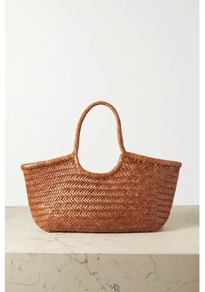 Dragon Diffusion - Nantucket Large Woven Leather Tote - Brown - One size