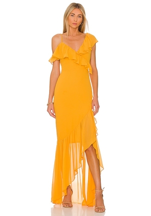 Lovers and Friends Karen Maxi Dress in Yellow. Size XS.