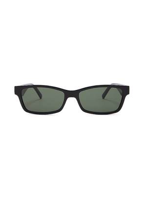 Le Specs Plateaux Sunglasses in Black.