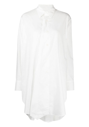 Yohji Yamamoto oversized cotton shirt - White