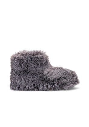 Jeffrey Campbell Fuzzed-F Boot in Grey. Size 10, 7.5, 8.