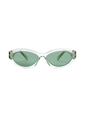 Prada Cat Eye Sunglasses in Green.