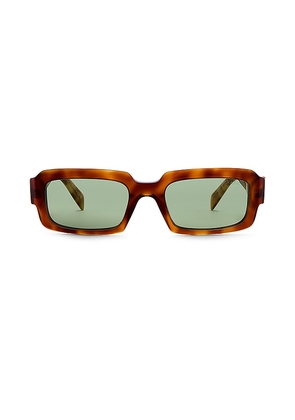 Prada Rectangle Sunglasses in Brown.