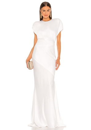 Zhivago Bond Gown in White. Size 10, 6, M.