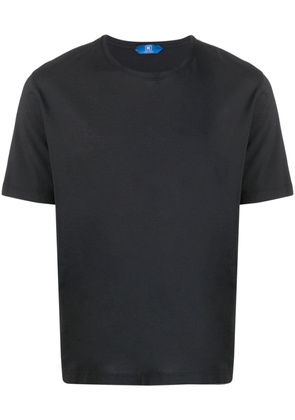 Kired short-sleeve plain cotton T-shirt - Blue
