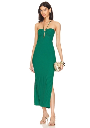 Solid & Striped Lisa Dress in Dark Green. Size S.