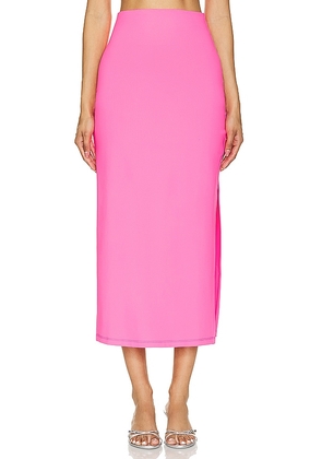 Susana Monaco Midi Skirt in Pink. Size M, S, XL, XS.