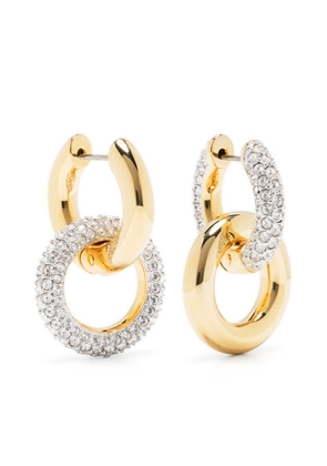 Swarovski Dextera crystal-embellished earrings - Gold