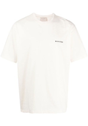 Buscemi logo-print cotton T-shirt - White
