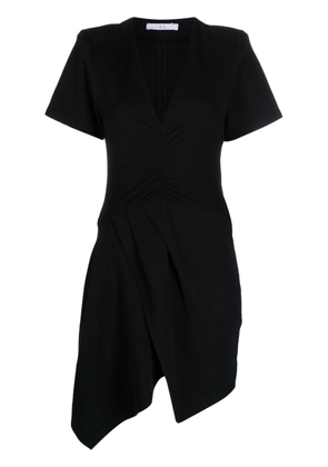 IRO Rowta asymmetric V-neck dress - Black