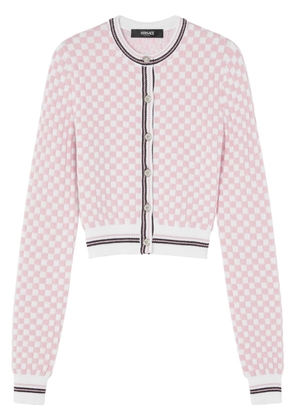 Versace Contrasto knitted cardigan - Pink