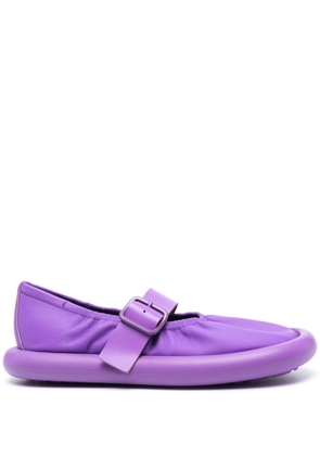Camper Aqua leather ballerina shoes - Purple