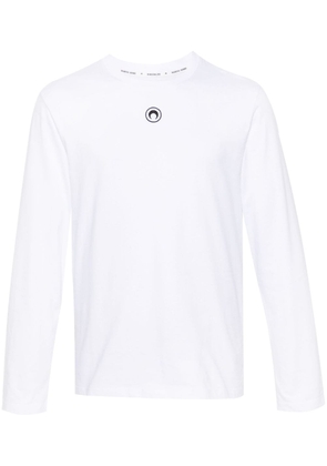 Marine Serre Basic Moon cotton T-shirt - White
