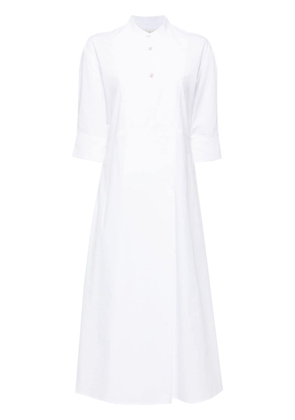Studio Nicholson cotton shirt dress - White