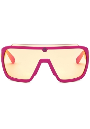 Philipp Plein Outsider shield-frame sunglasses - Pink