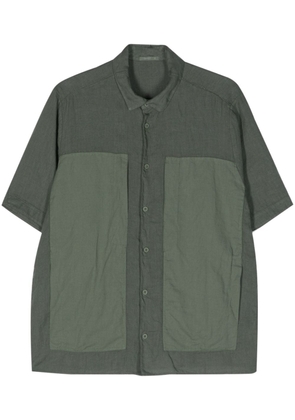 Transit decorative-stitching shortsleeve shirt - Green