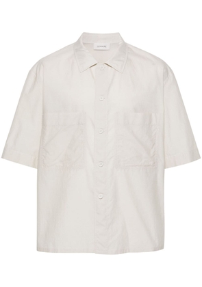 LEMAIRE spread-collar shirt - Neutrals