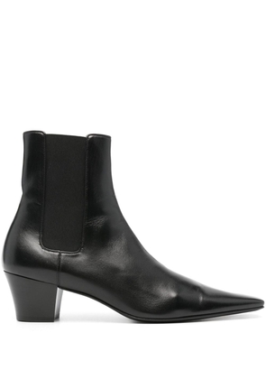 Saint Laurent Rainer 70mm leather boots - Black
