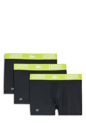 Lacoste logo-waistband boxers (pack of three) - Black