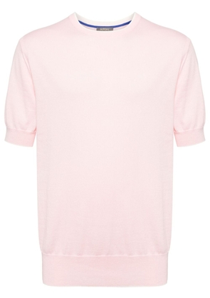 N.Peal Newquay fine-knit T-shirt - Pink