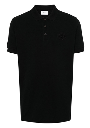 Bally logo-embroidered piqué polo shirt - Black