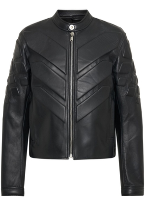 Dion Lee Reptile leather jacket - Black