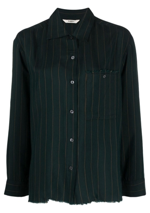 Barena striped button-up shirt - Green