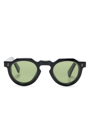 Lesca Crown round-frame sunglasses - Black