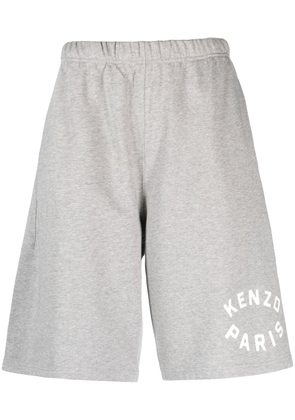 Kenzo logo-print track shorts - Grey