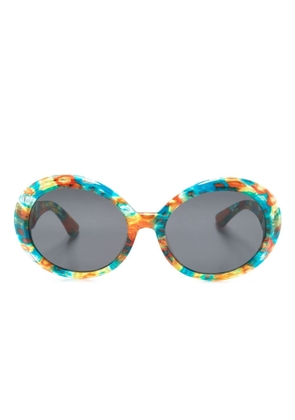 Christian Roth round-frame sunglasses - Blue