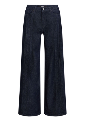 Karl Lagerfeld mid-rise wide-leg jeans - Blue