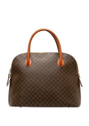 Céline Pre-Owned 1994 Macadam-pattern tote bag - Brown