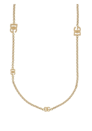 Dolce & Gabbana DG-logo chain necklace - Gold