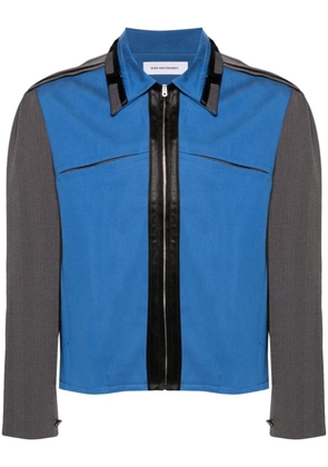 Kiko Kostadinov Ugo zip-up shirt jacket - Blue