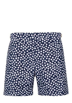 Orlebar Brown Bulldog star-print swim shorts - Blue