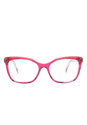 Carolina Herrera square-frame glasses - Pink